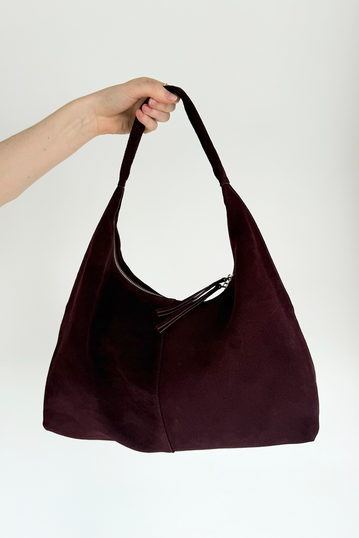 SUEDE SLOUCH BAG