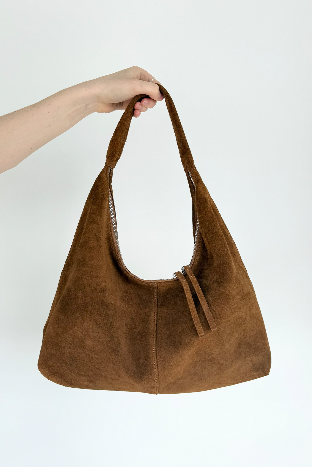SUEDE SLOUCH BAG