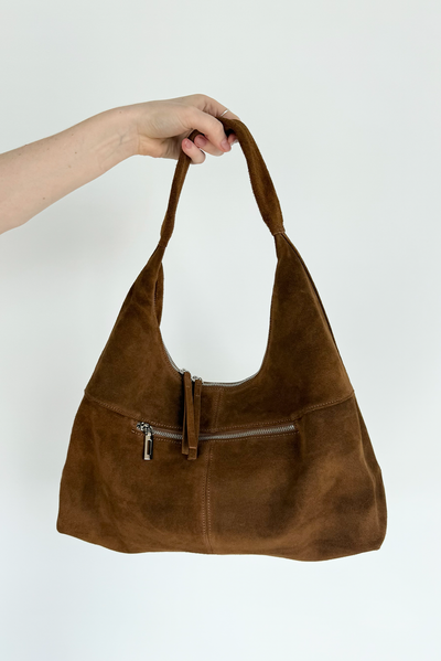 SUEDE SLOUCH BAG
