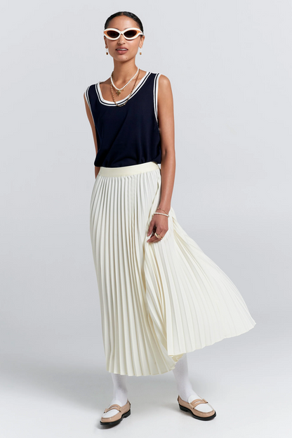 SUNRAY PLEATED SKIRT