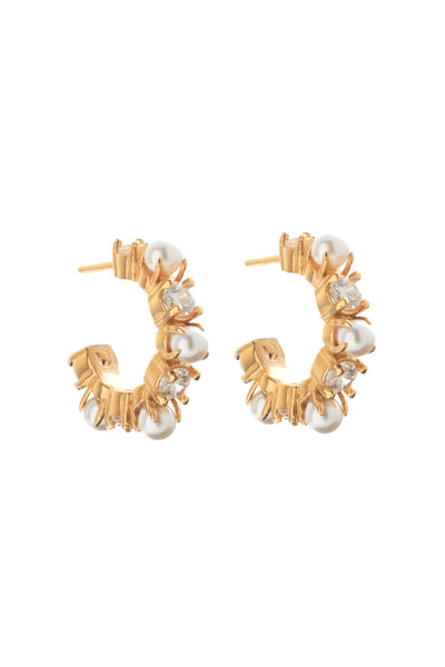 Pearla Hoop Earrings
