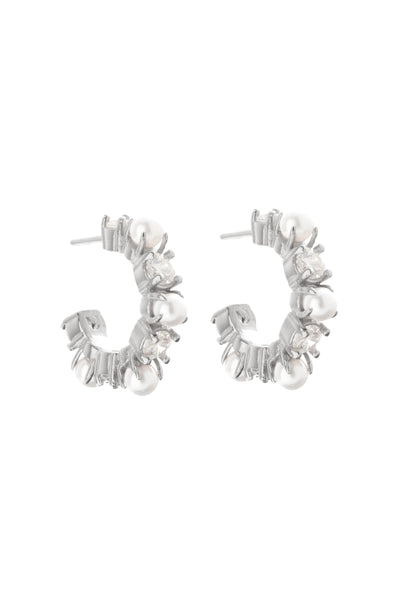 Pearla Hoop Earrings