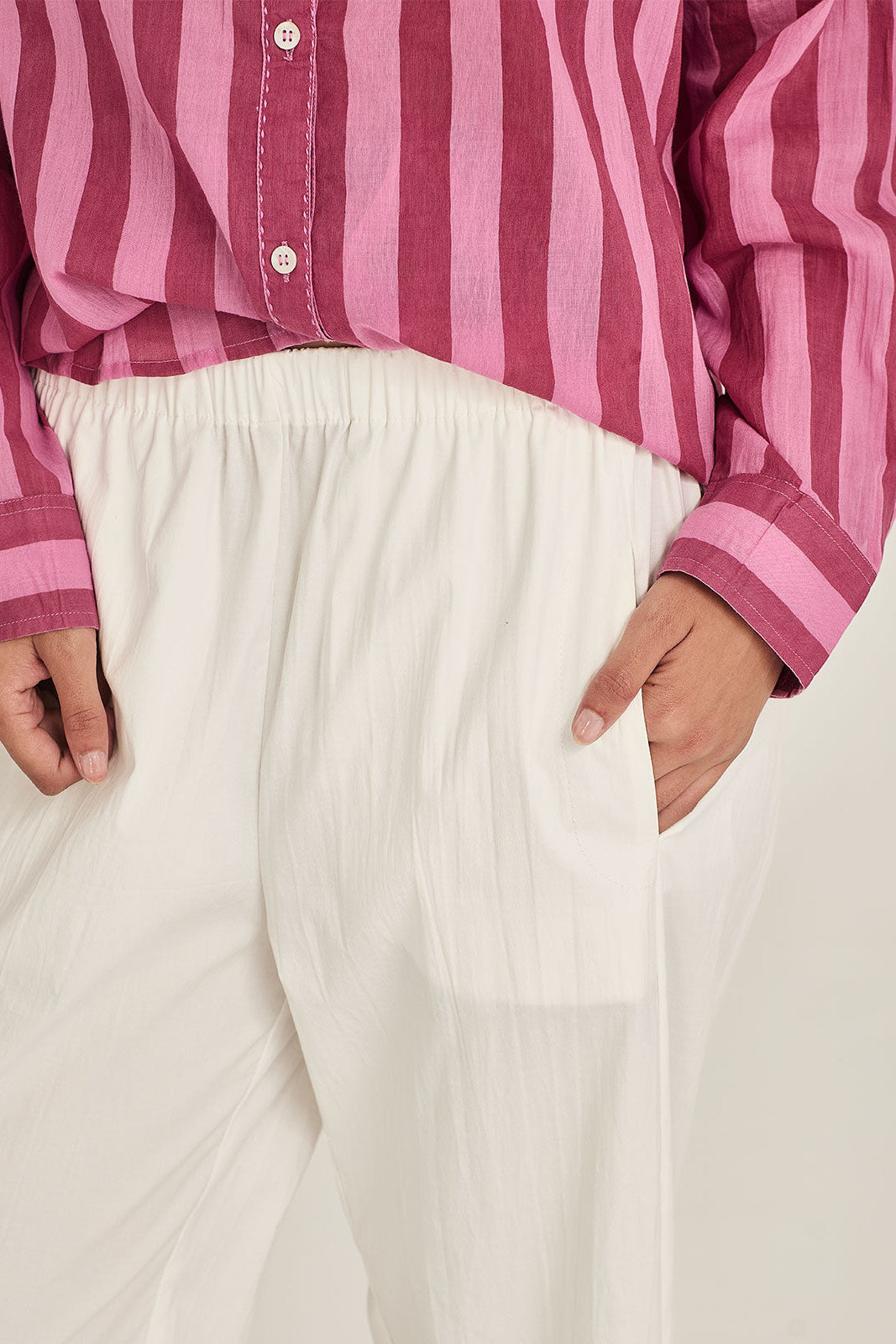 SILLS JAMES PANT WHITE