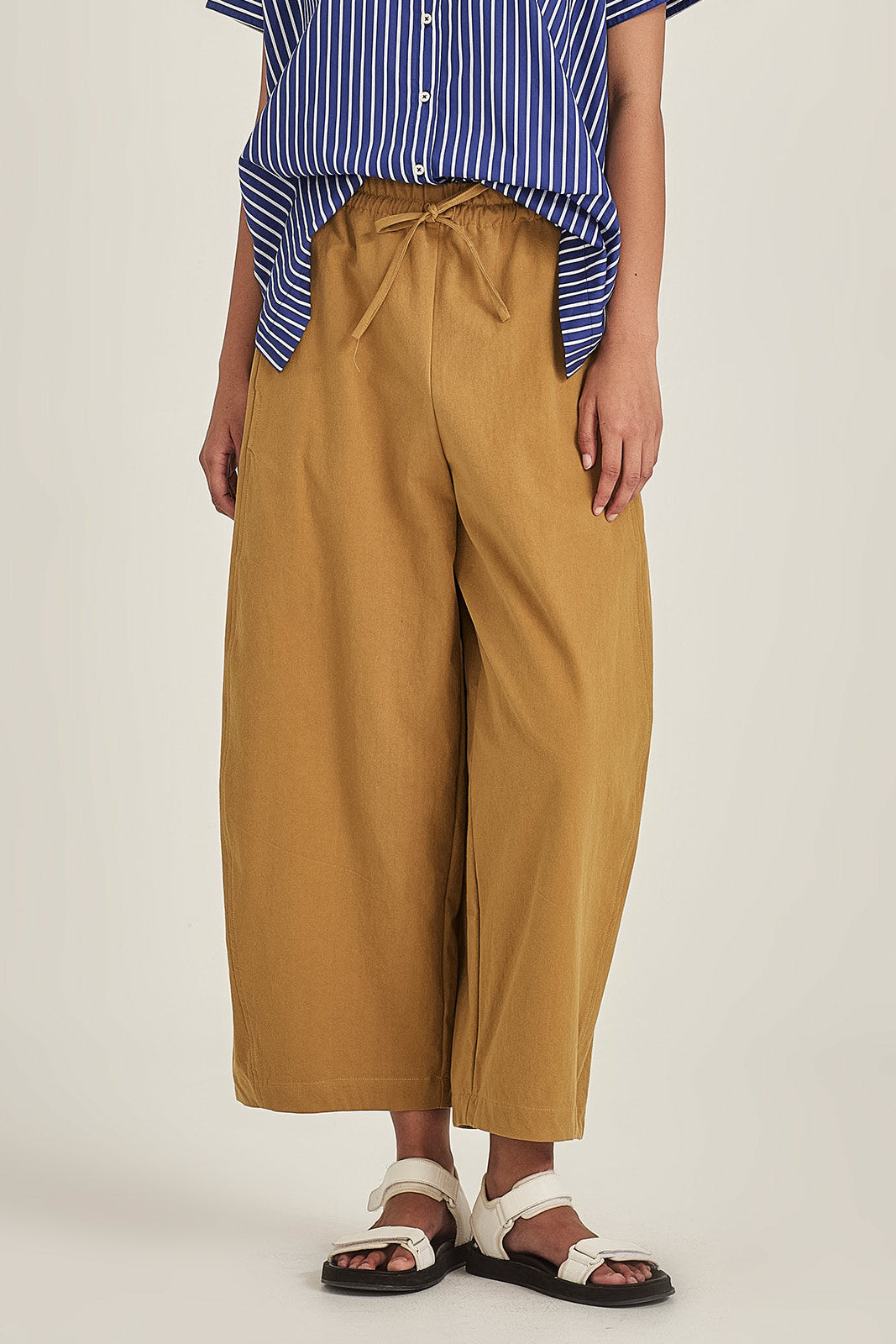 SILLS HARRIET BARREL PANT COTTON CROPPED PANT