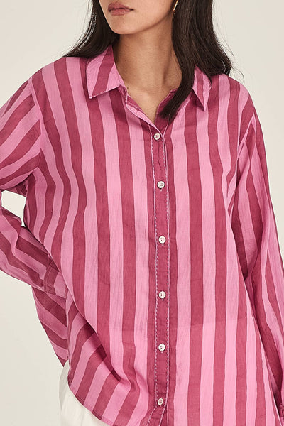 SILLS POSITANO RED & PINK SHIRT