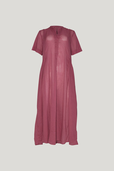 SILLS MIKAYLA DRESS DARK PINK COTTON