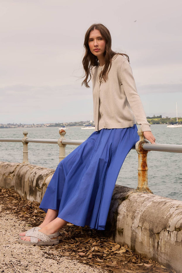 SILLS ZAIYA SKIRT ELECTRIC BLUE