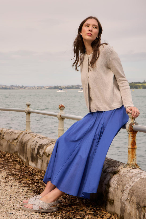 SILLS ZAIYA SKIRT ELECTRIC BLUE