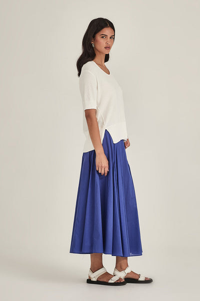SILLS ZAIYA SKIRT ELECTRIC BLUE