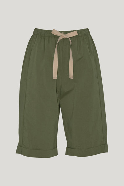 SILLS MACY SHORTS KHAKI WITH CREAM DRAWSTRING