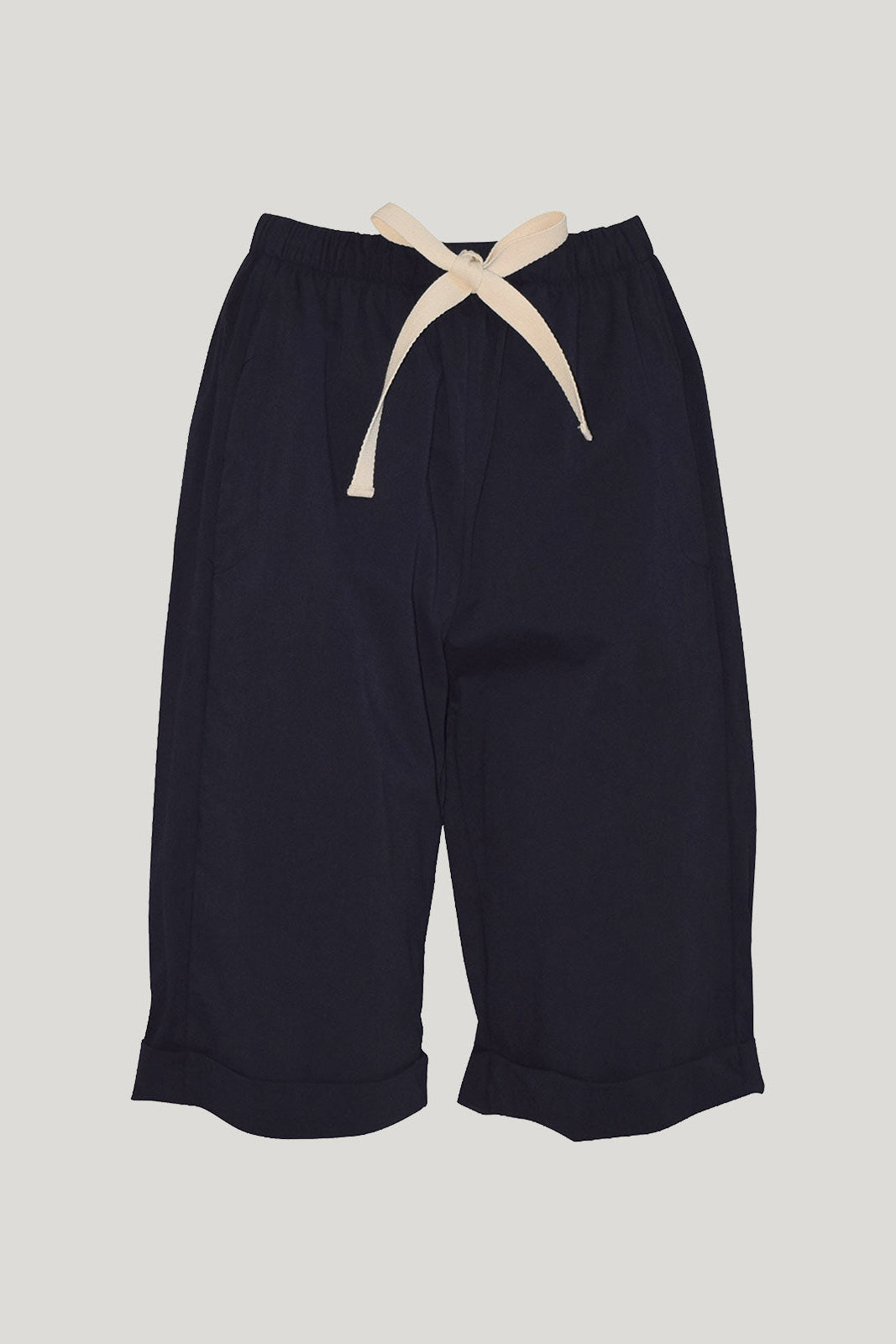 SILLS MACY SHORTS NAVY WITH CREAM DRAWSTRING