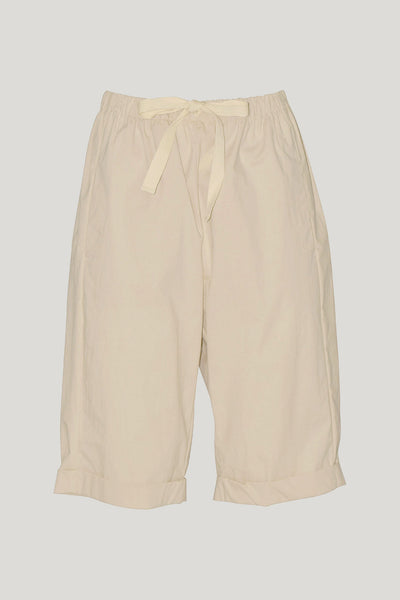 SILLS MACY SHORTS STONE WITH CREAM DRAWSTRING