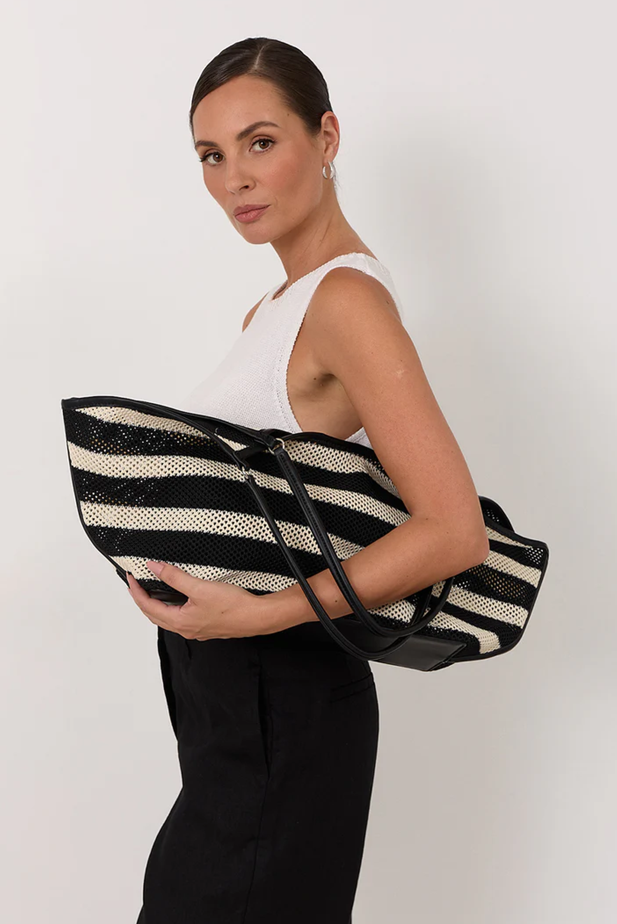 SPORTY WEAVE TOTE BAG