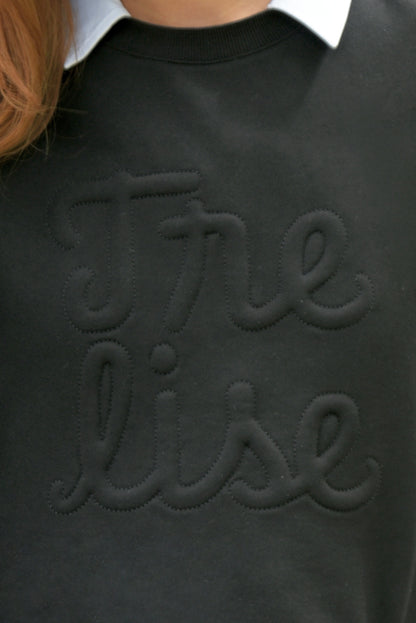 EMBOSS LADY SWEATSHIRT