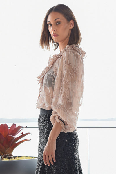 TRELISE COOPER FLUTTER AND FLOAT BLOUSE