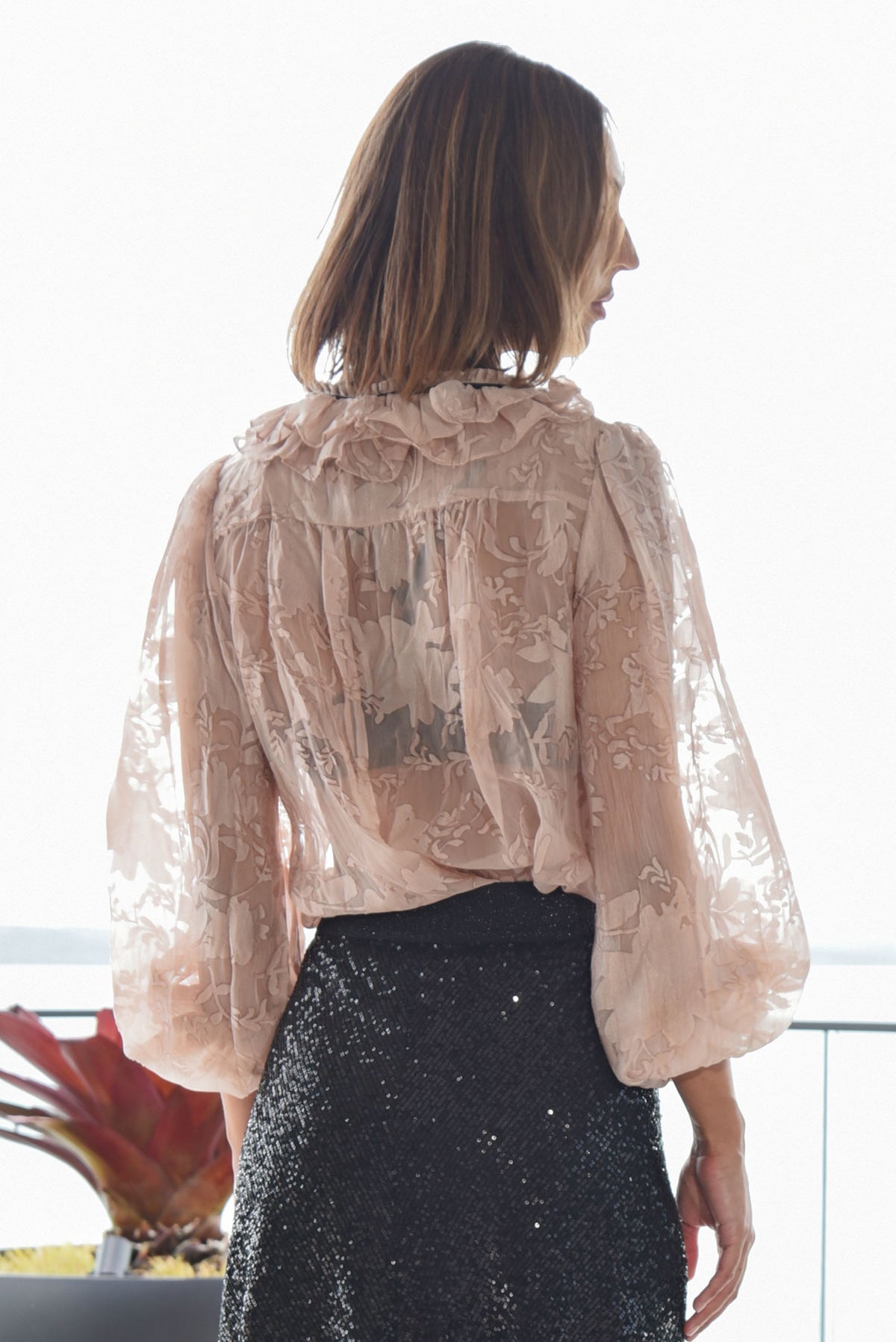 TRELISE COOPER FLUTTER AND FLOAT BLOUSE