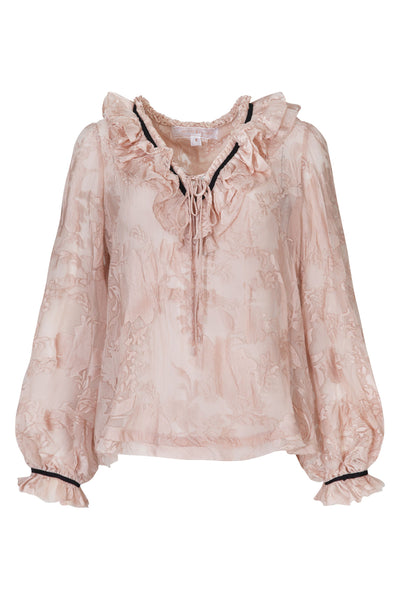 TRELISE COOPER FLUTTER AND FLOAT BLOUSE