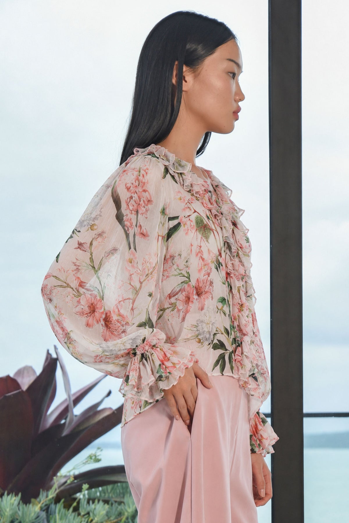 TRELISE COOPER RUFFLE MY LOVE BLOUSE