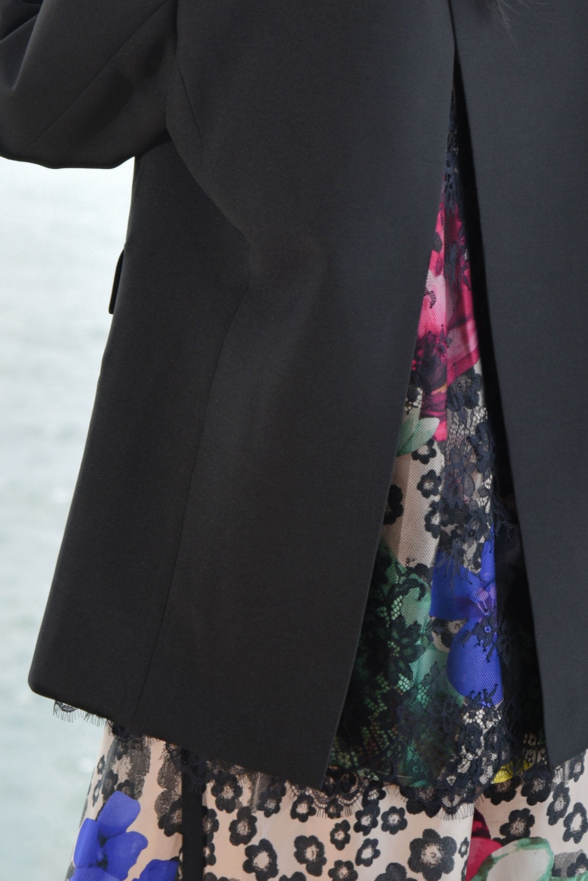 TRELISE COOPER HOT ON THE LACE JACKET POLYESTER SPANDEX BLACK LACE BLAZER