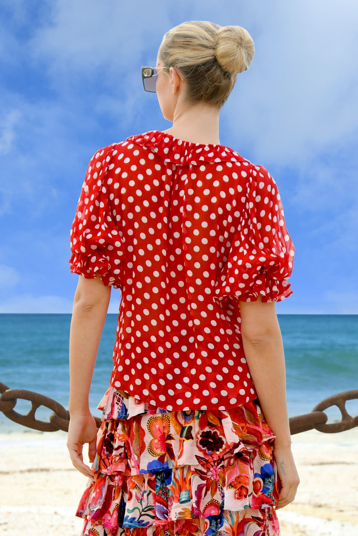 RUFFLE MY LOVE BLOUSE