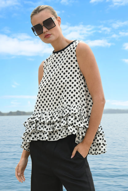 RUFFLE AND READY TOP