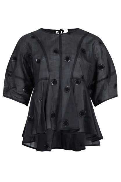 SAY A LITTLE FLARE TOP