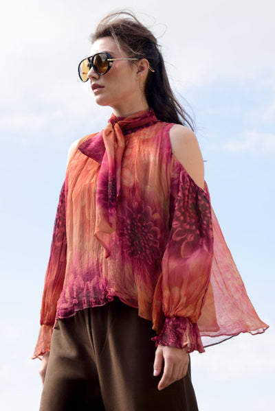 SOLAR FLOWER BLOUSE
