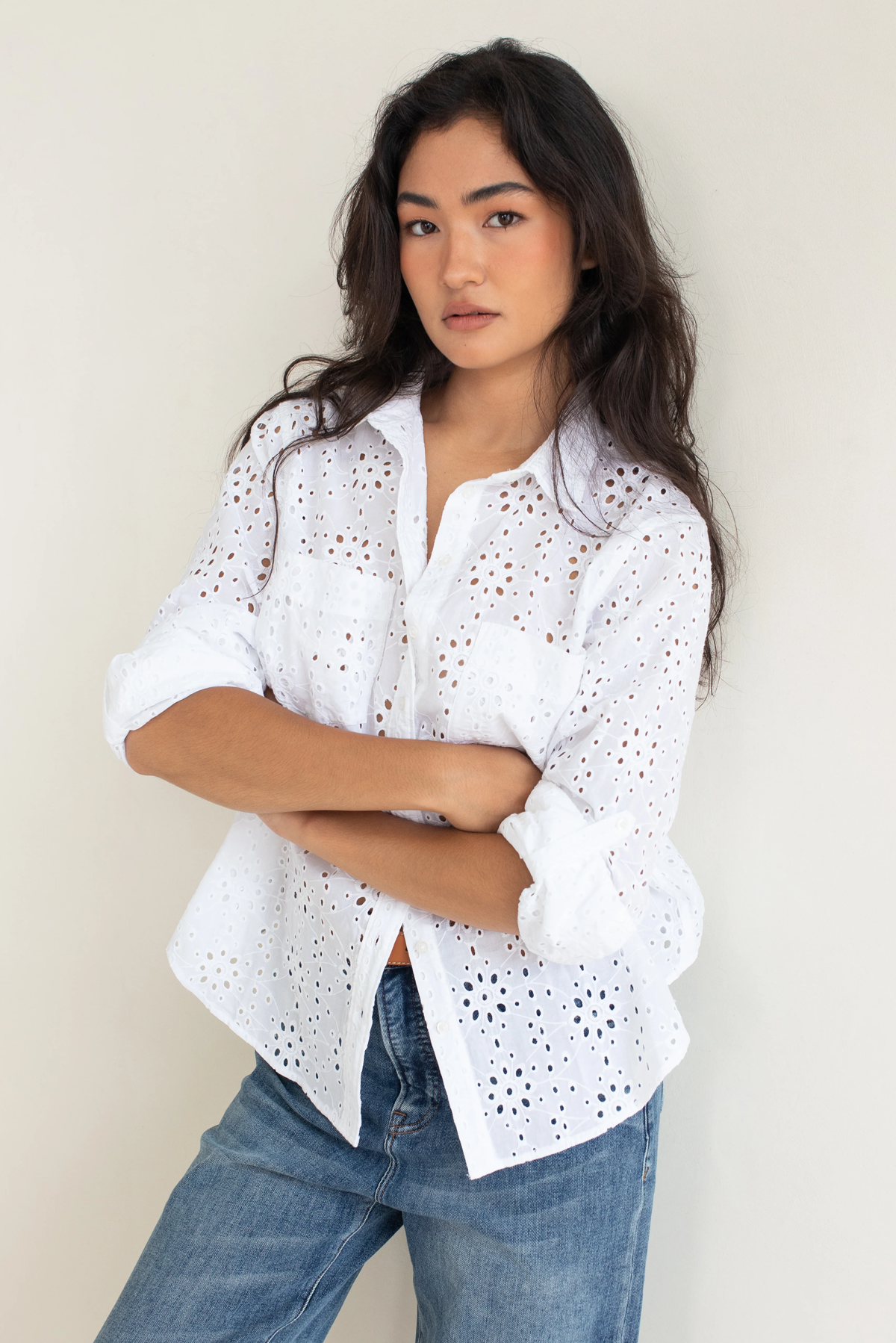 THE BRODERIE SHIRT