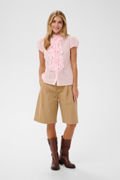 ST TROPEZ TILLI SS SHIRT TILLI RUFFLE BLOUSE TILLI TOP WOMENS TOP WOMENS BLOUSE LADIES TOP SHORT SLEEVE TOP RUFFLE TOP HIGH NECK TOP FRILL TOP STATEMENT TOP ELEGANT TOP FEMININE TOP DRESSY TOP SMART CASUAL TOP BUTTON FRONT TOP RUFFLE DETAIL TOP PLEATED RUFFLE TOP LIGHTWEIGHT TOP SUMMER TOP SPRING TOP OCCASION TOP WORKWEAR TOP DINNER TOP PARTY TOP ORANGE TOP PINK TOP VIBRANT TOP PASTEL TOP STYLISH WOMENS CLOTHING FASHION TOP CONTEMPORARY WOMENS FASHION EVERYDAY ELEGANCE CHIC TOP TIMELESS STYLE SOPHISTICATED 