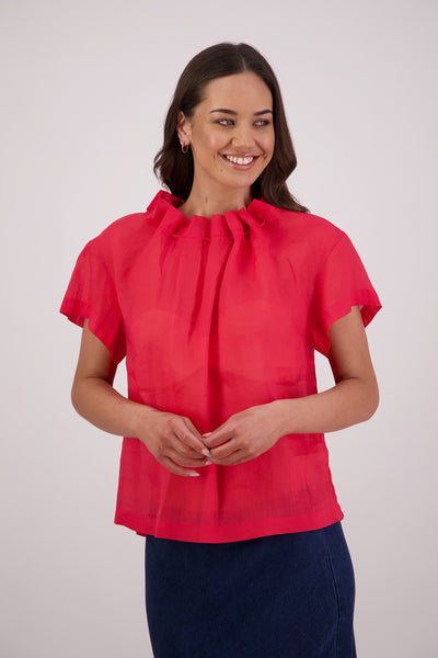BRIARWOOD TAFFY TOP RAMIE INK PINK YELLOW BLUE NAVY RED RAMIE