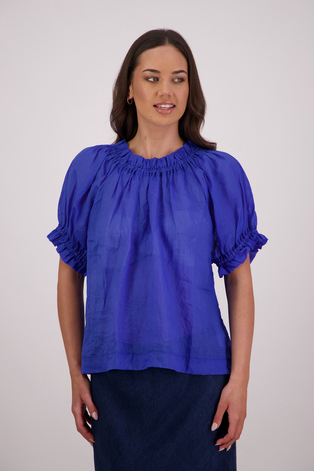 BRIARWOOD TEDDY TOP ROYAL BLUE RED YELLOW