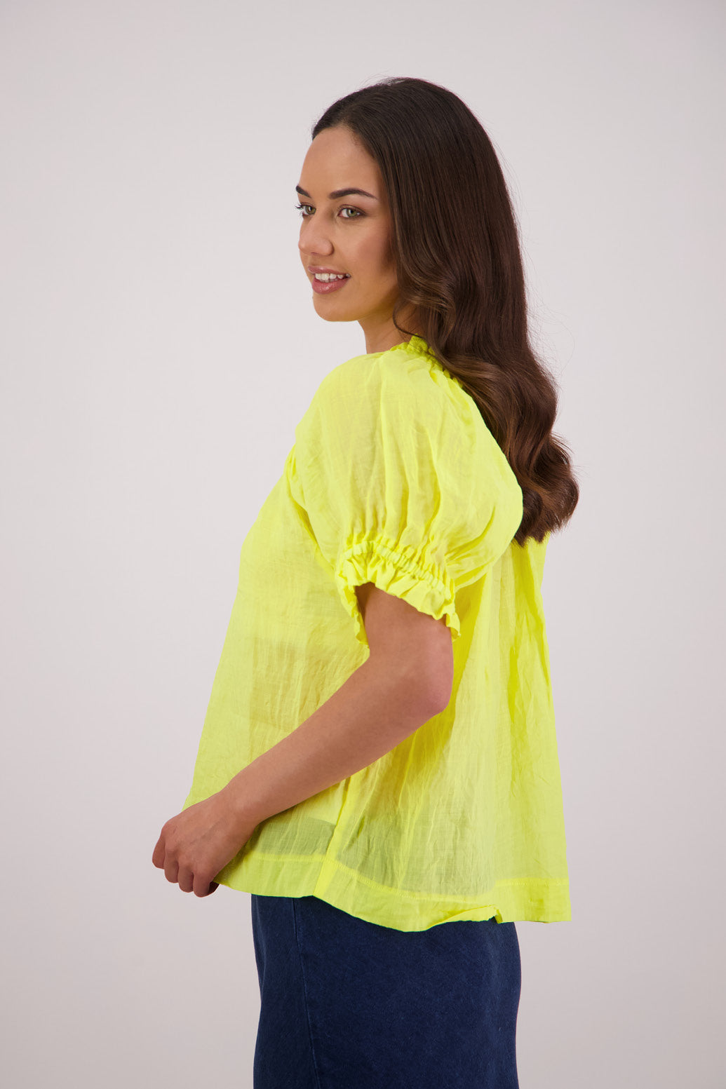 BRIARWOOD TEDDY TOP ROYAL BLUE RED YELLOW