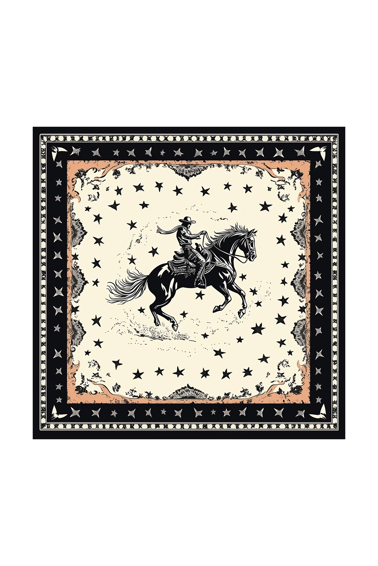 WESTERN SQUARE SCARF