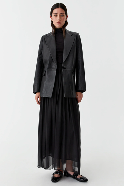 WESTLEY LEATHER BLAZER