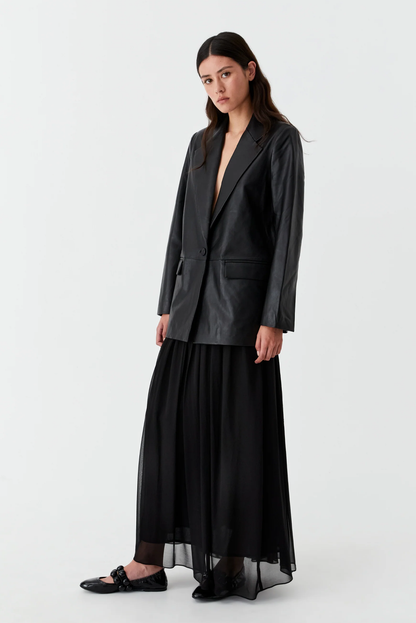 WESTLEY LEATHER BLAZER