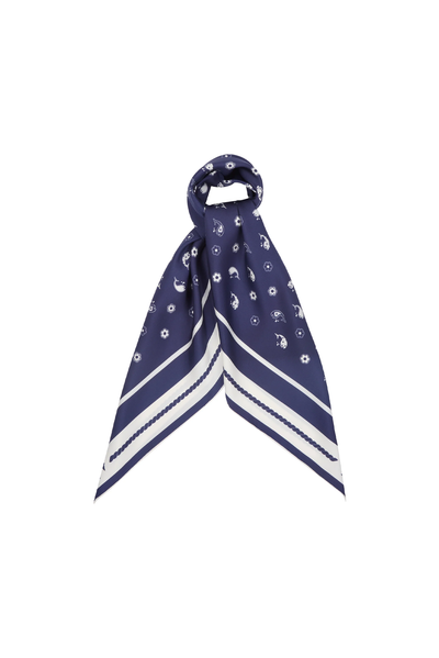 WHALE FLORAL CLASSIC SILK SCARF