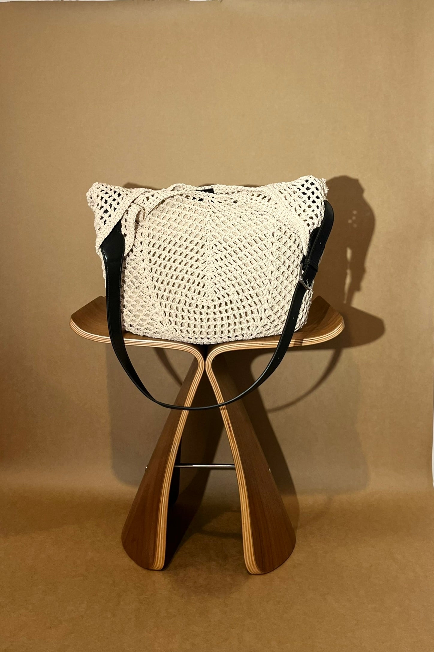 WENDYS LILLY WILLOW TOTE OPEN KNIT COTTON ROPE CROCHET WHITE CREAM SSHOULDER BAG TOTE BAG BEACH BAG 
