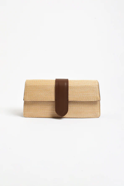 WOVEN FOLD OVER BAG