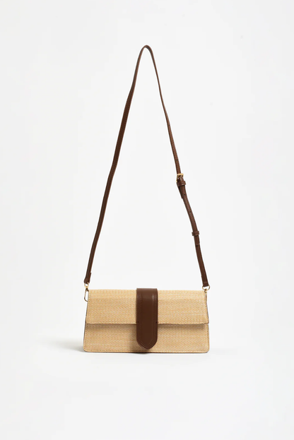 WOVEN FOLD OVER BAG