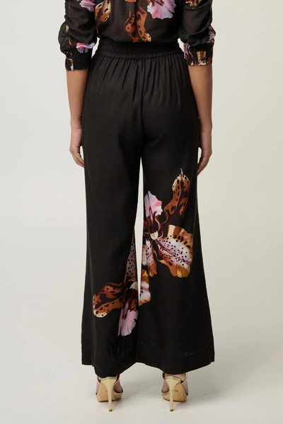 ONCE WAS WILLOW PANT LINEN VISCOSE FLORAL PANT