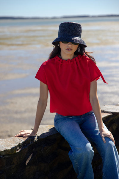 RAY LINEN TOP