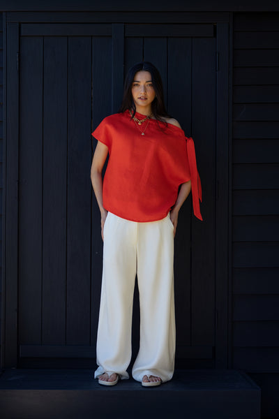 RAY LINEN TOP