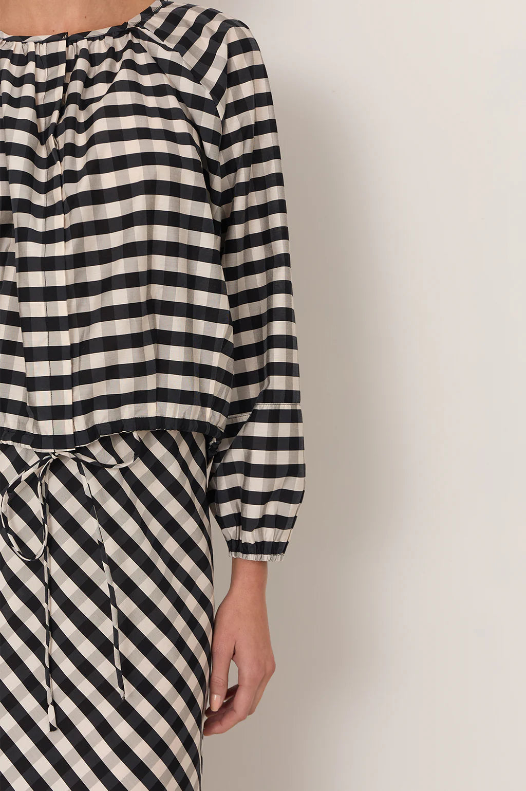 YASMINE GINGHAM TOP