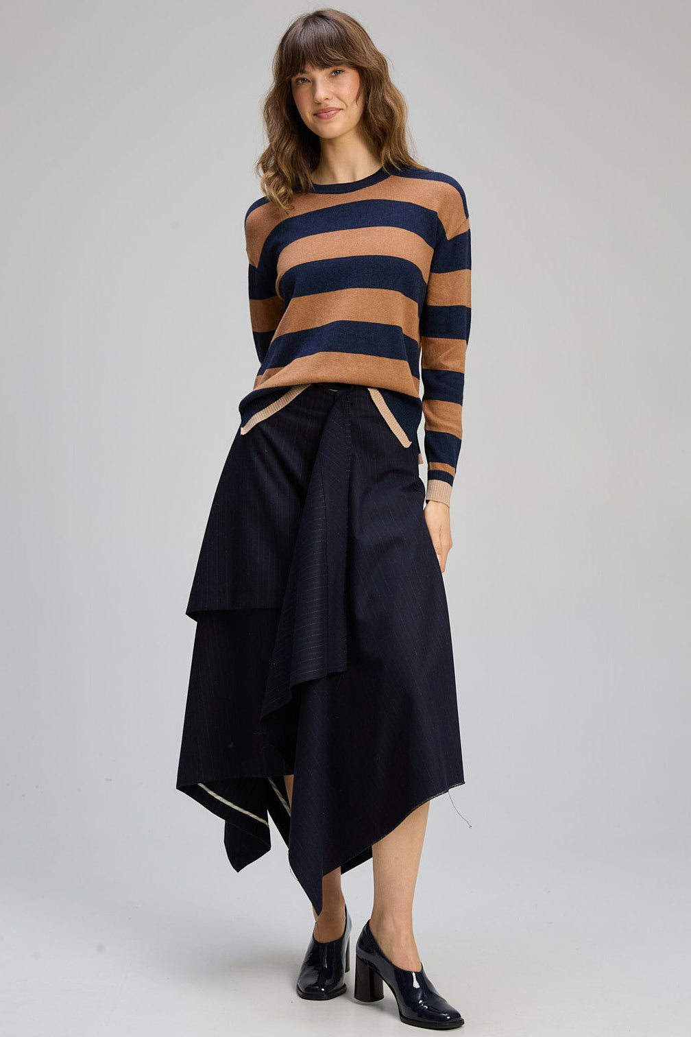 STRIPE CLASH SWEATER