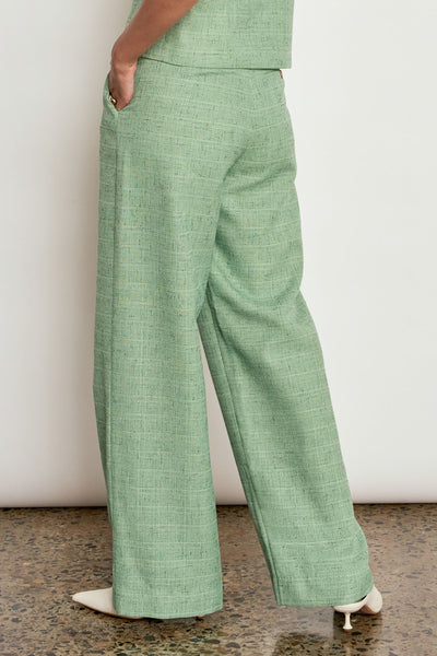 ZOE KRATZMANN DRIFTLINE PANT POLYESTER PANT GREEN APPLE TROUSER