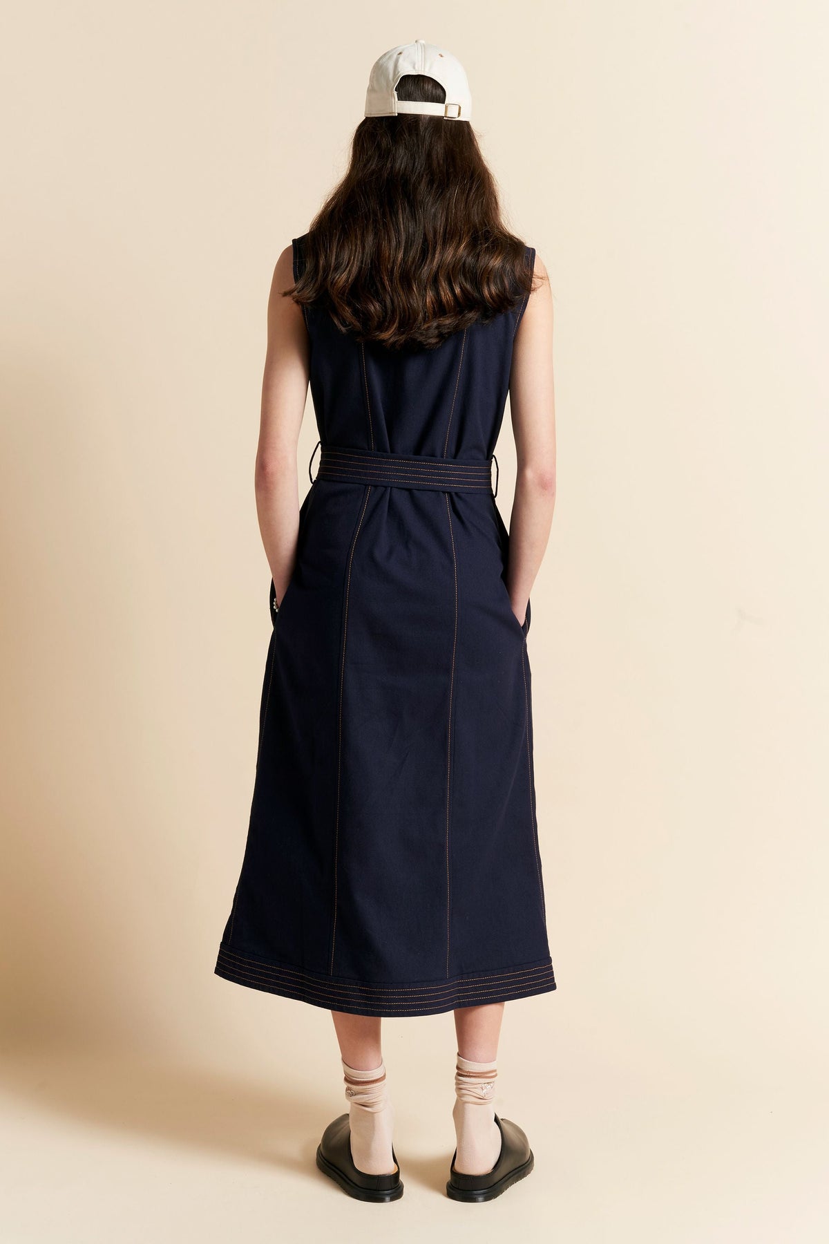 ODETTE DRESS NAVY