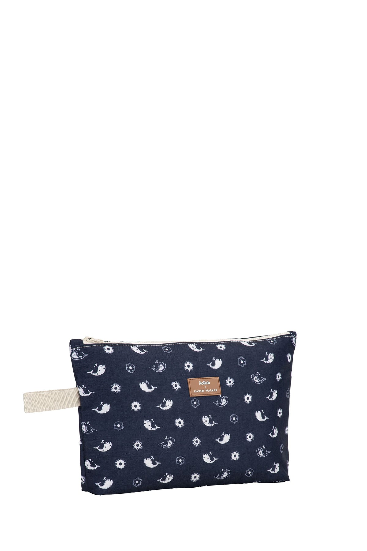 KOLLAB X KAREN WALKER MINI POUCH FLORAL WHALE