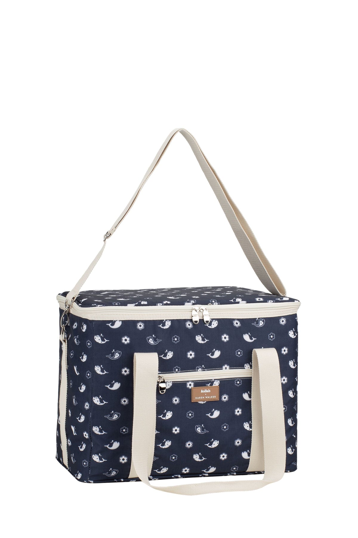 KOLLAB X KAREN WALKER PICNIC BAG FLORAL WHALE