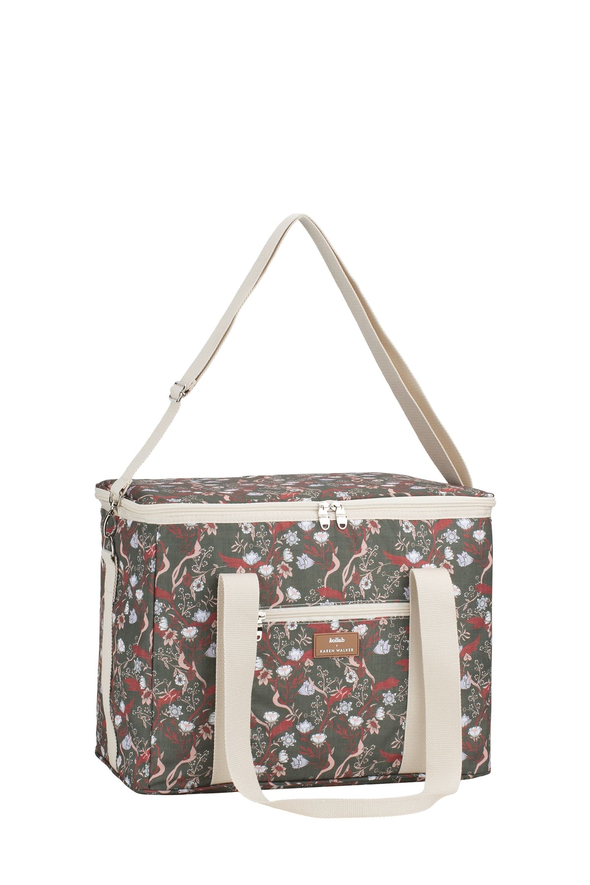 KOLLAB X KAREN WALKER WHIMSY FLORAL PICNIC BAG