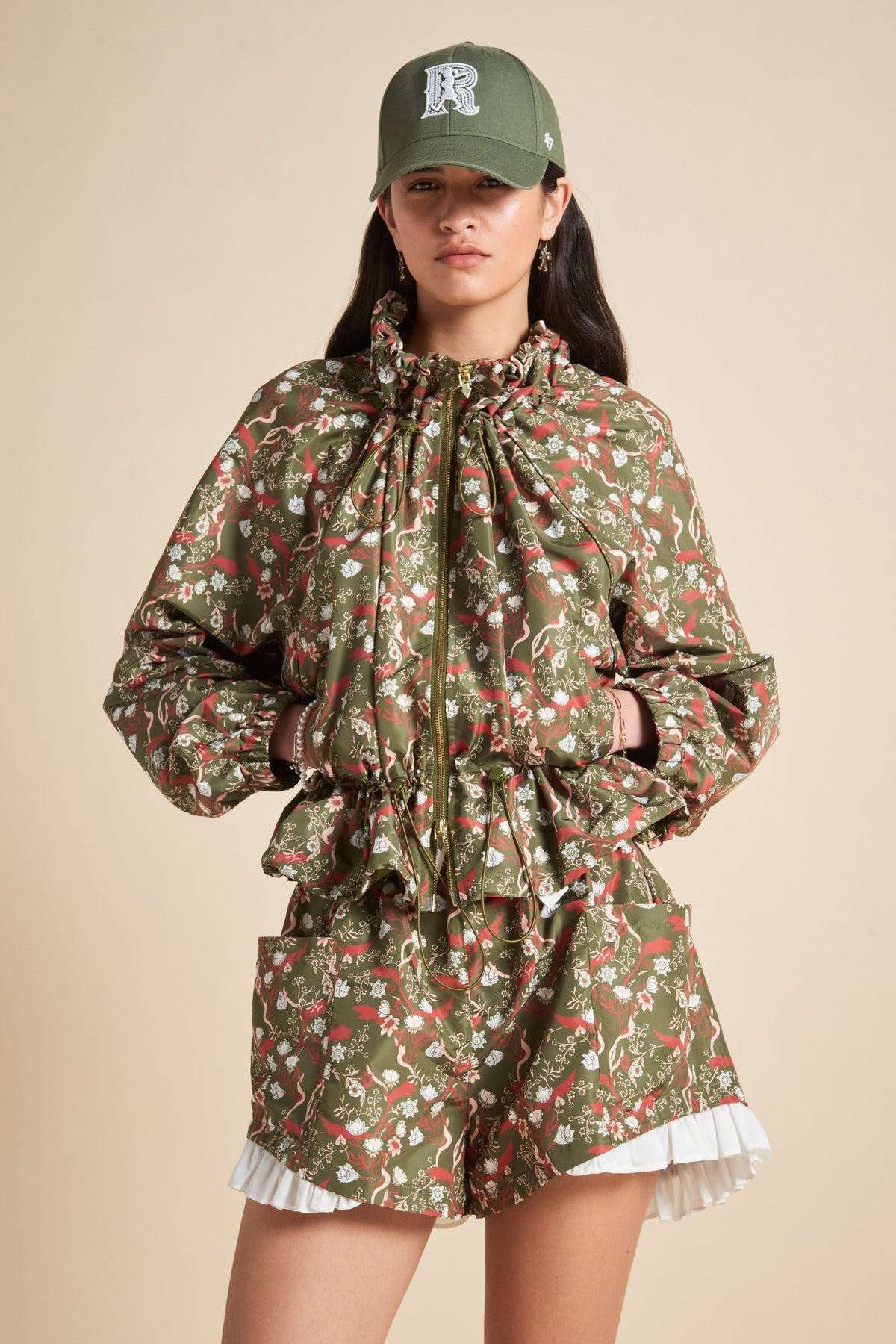DEVANT JACKET GREEN FLORAL